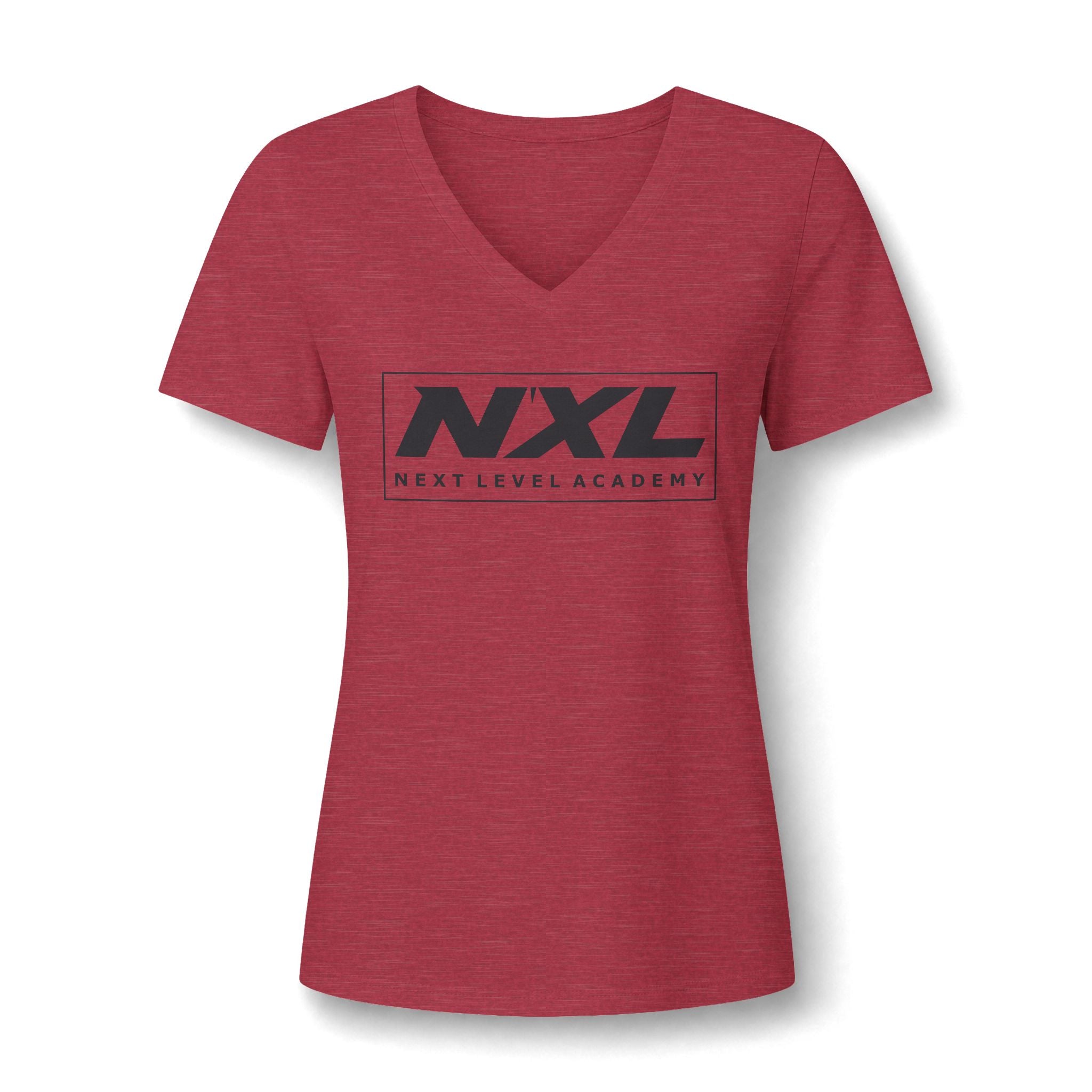 Women's Relaxed Heather CVC V-Neck Tee