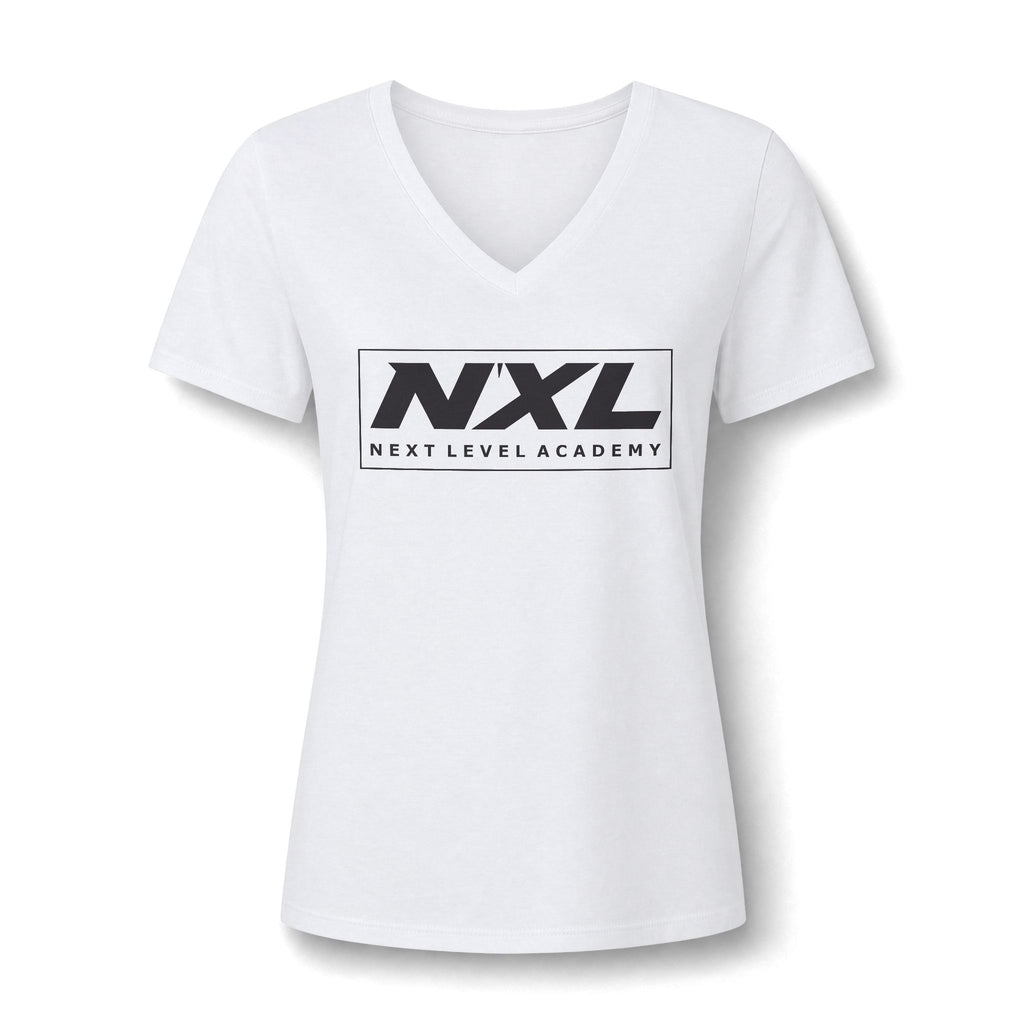 Women's Relaxed Heather CVC V-Neck Tee