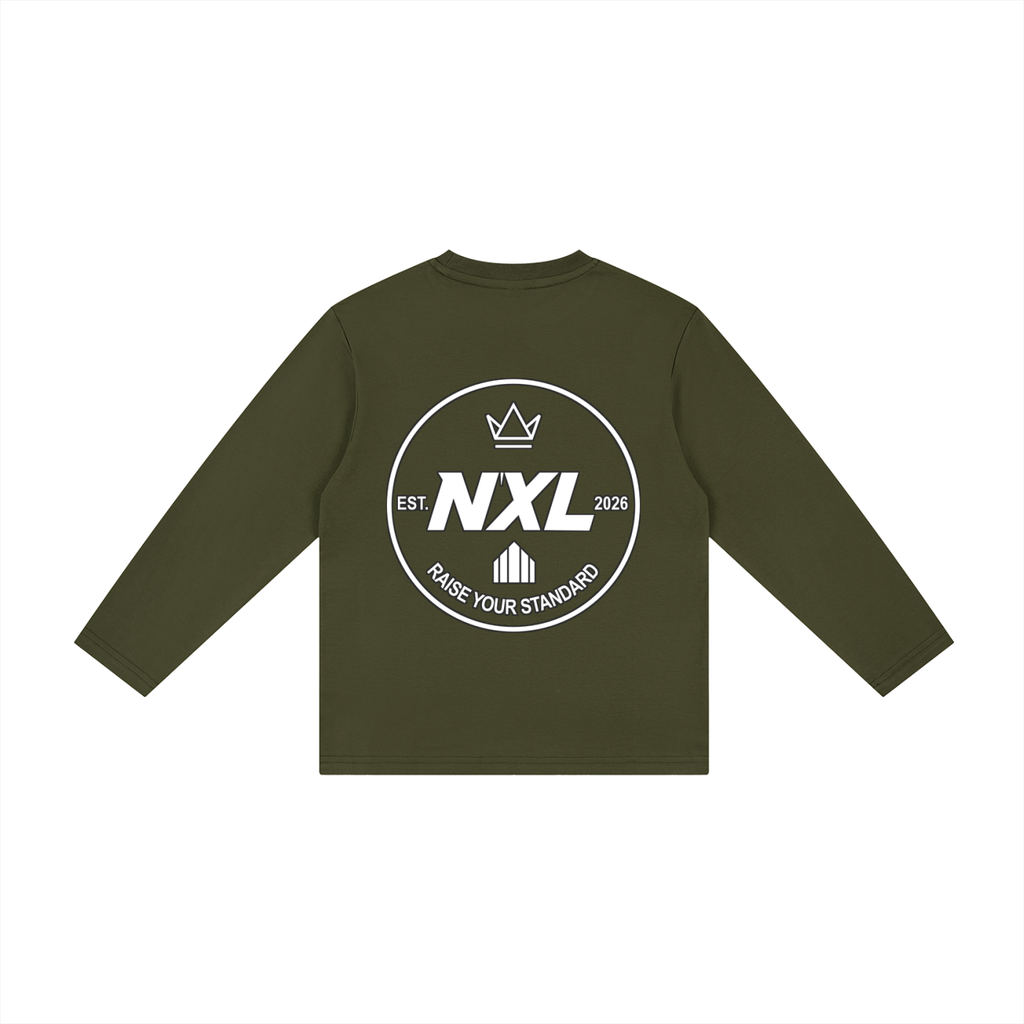 Kid's Drop Shoulder Long Sleeve T-Shirt