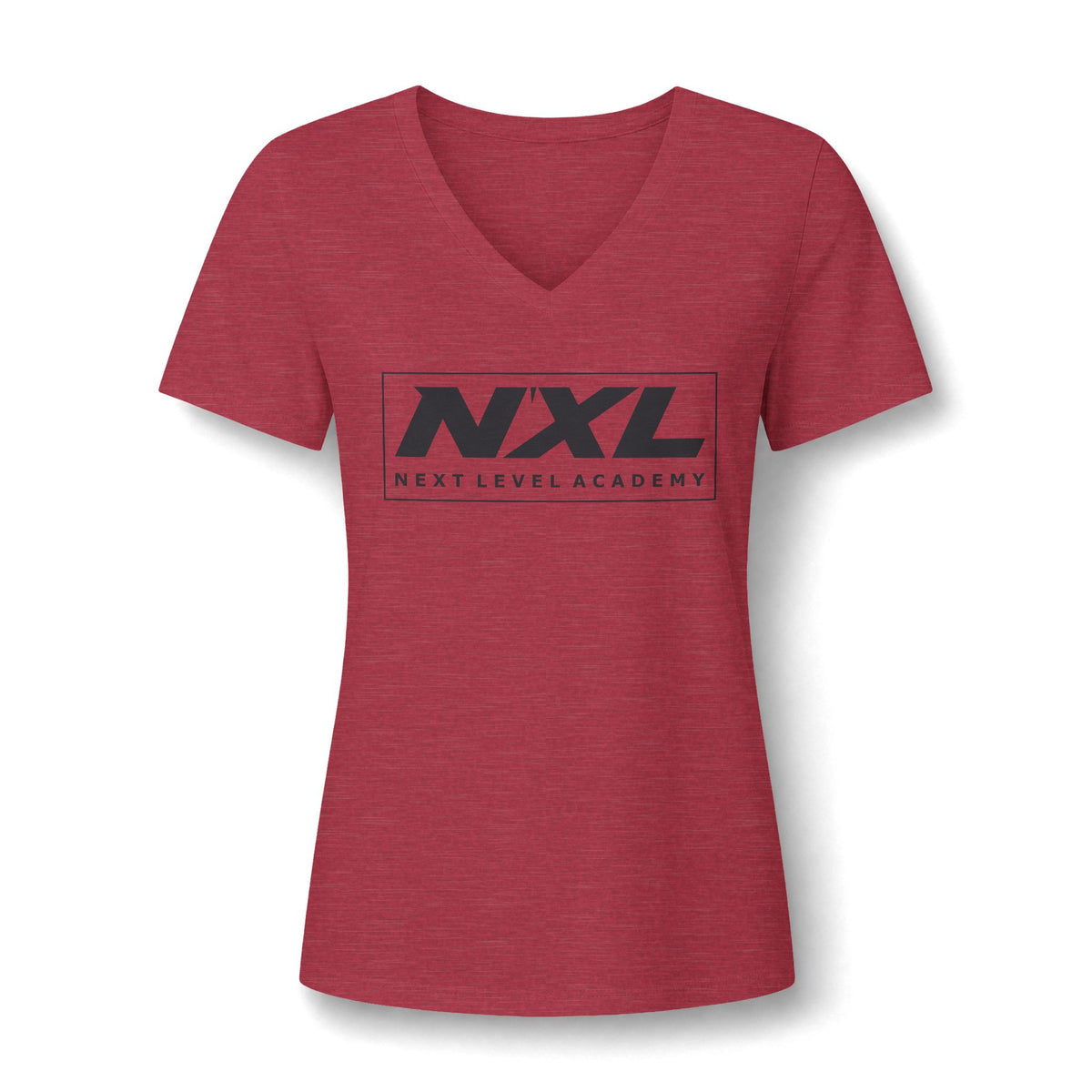 Women's Relaxed Heather CVC V-Neck Tee