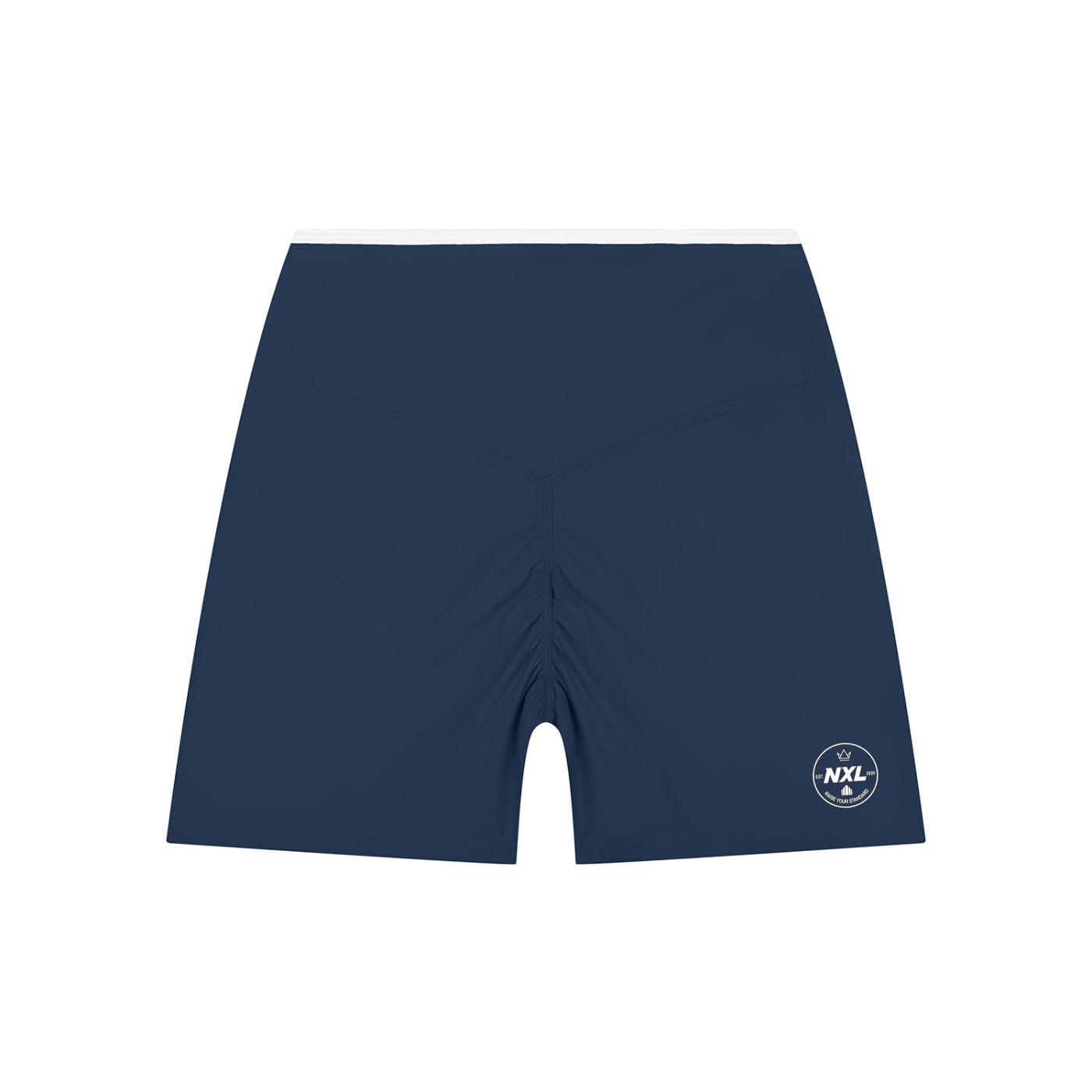 Women’s High Rise Color Block Yoga Shorts