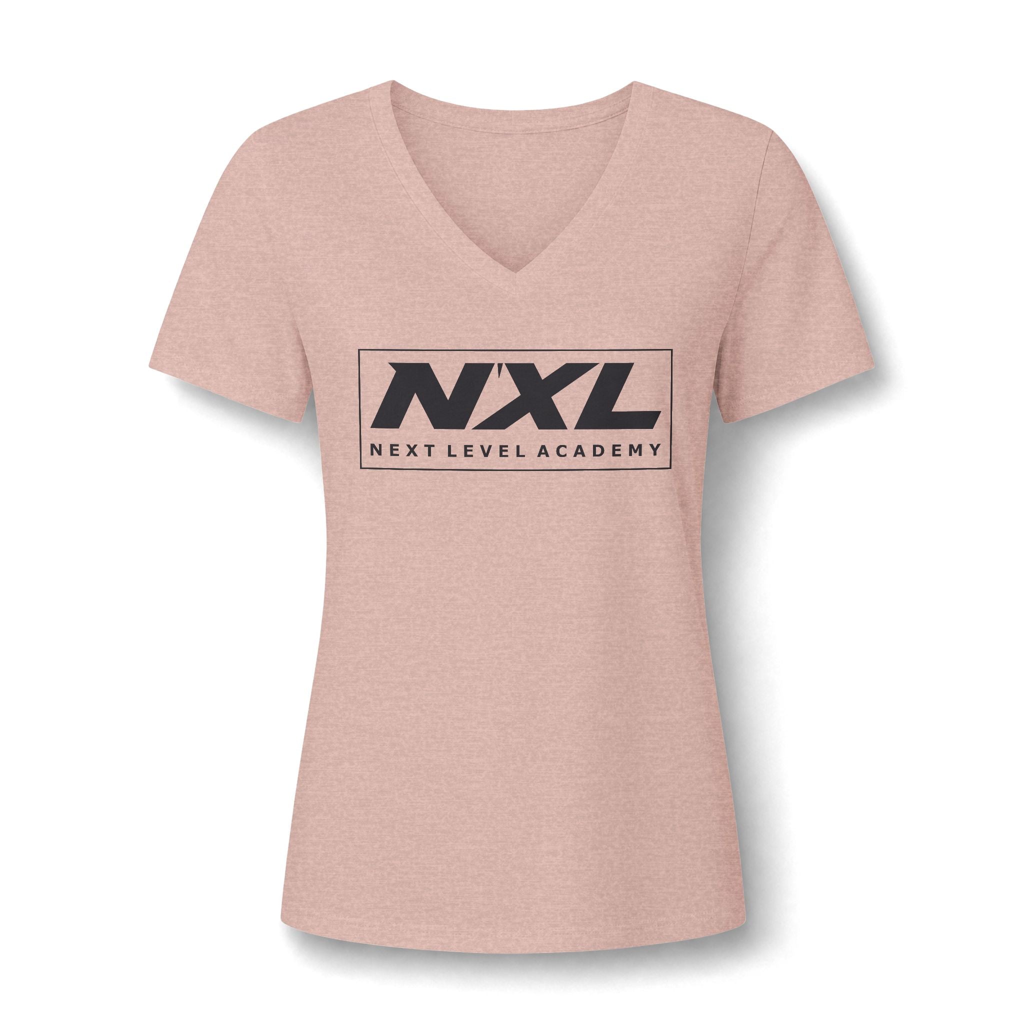 Women's Relaxed Heather CVC V-Neck Tee